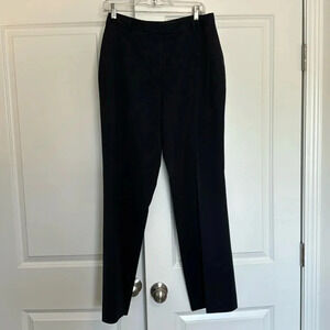 Brooks Brothers Caroline Fit Wool Lined Trousers Black Size 12